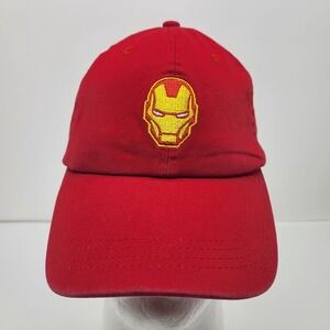 Culturefly Marvel Avengers Iron Man Youth Hat Ball Cap Red